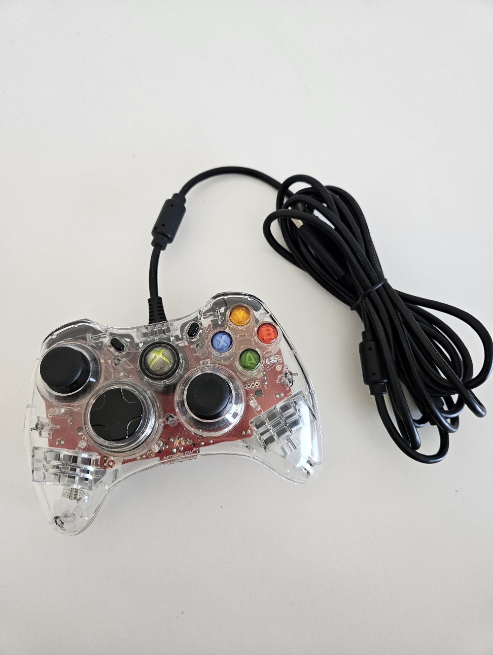 Afterglow Xbox Microsoft PL-3602 Red Wired Video Game Controller Remote Control